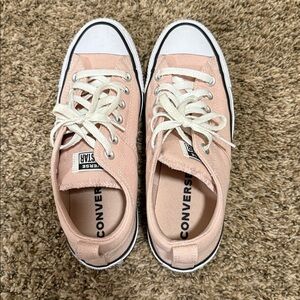 Converse Blush Pink Canvas Sneakers. Size 8